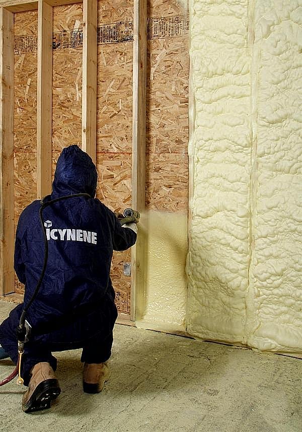 Icynene Spray Foam Insulation How To Build A House