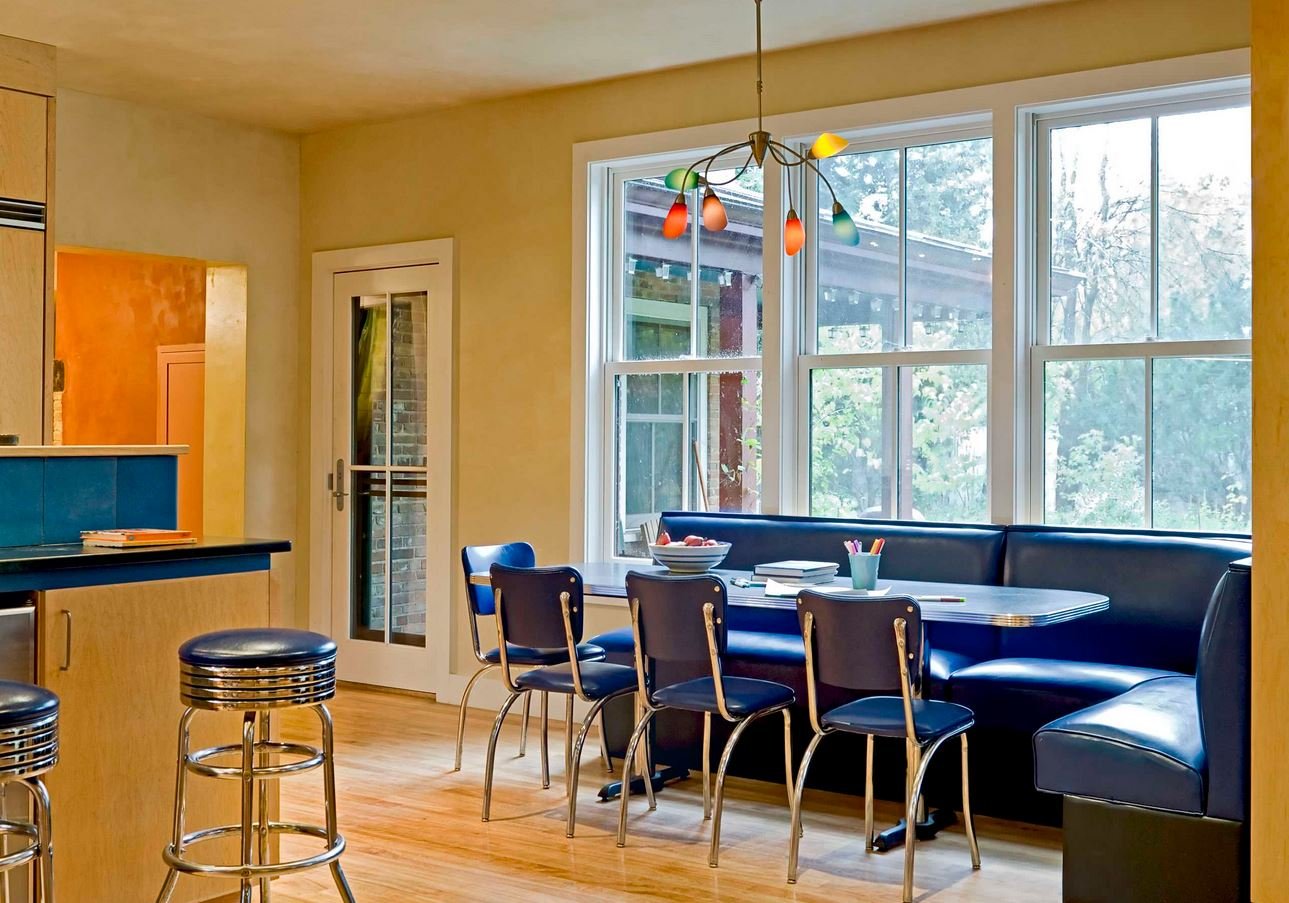 Banquette lighting ideas: counter height dining table sets room ...