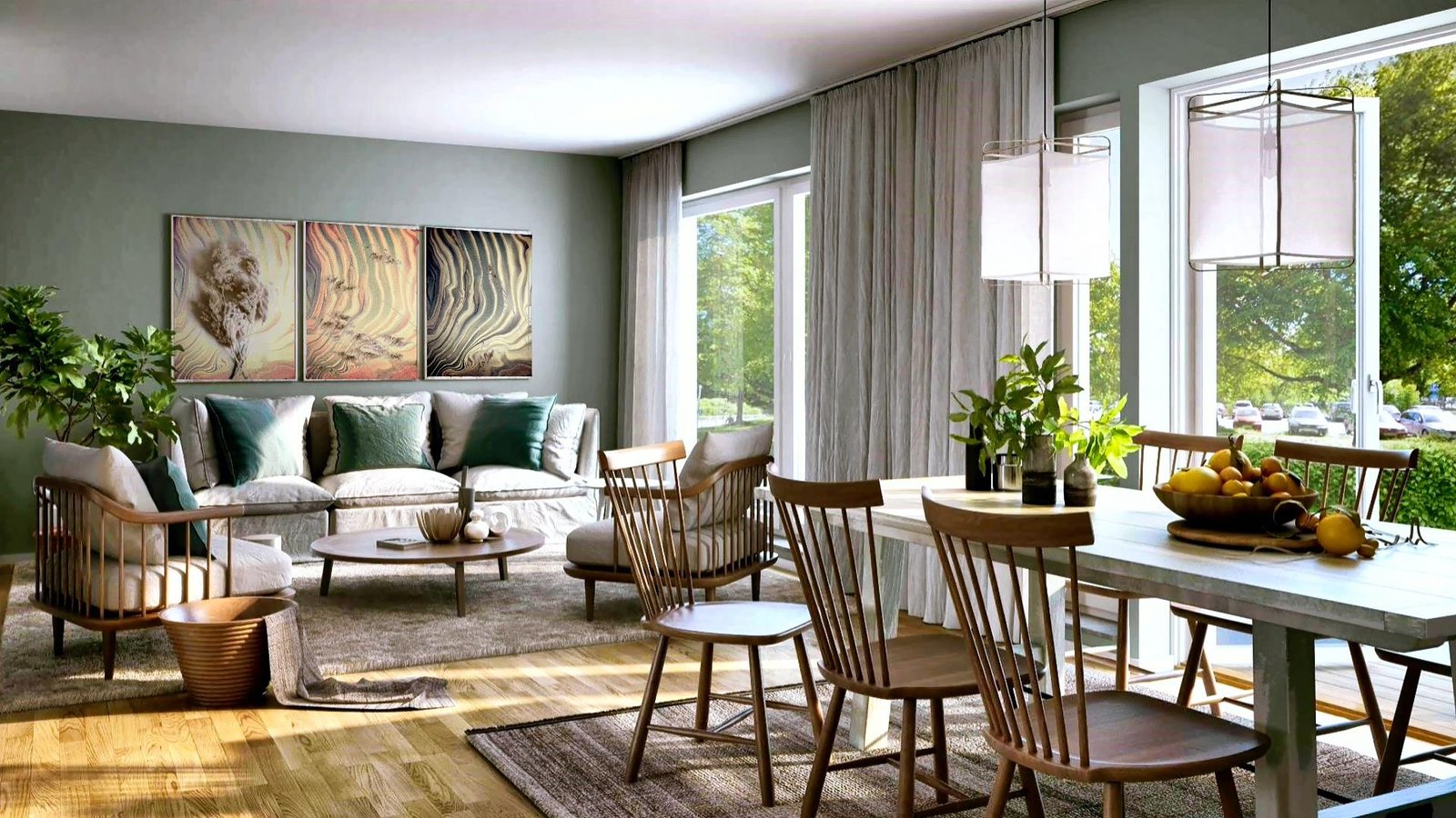 Small, Combined Living-Dining Room Design Ideas 👍😀