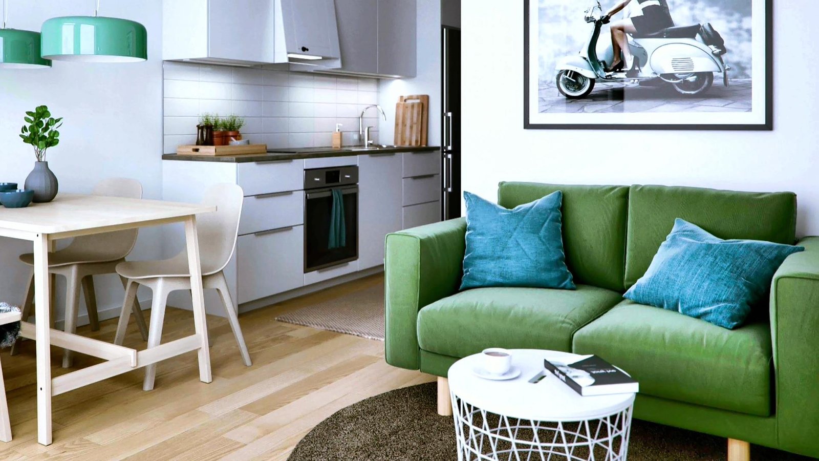 Small, Combined LivingDining Room Design Ideas 👍😀