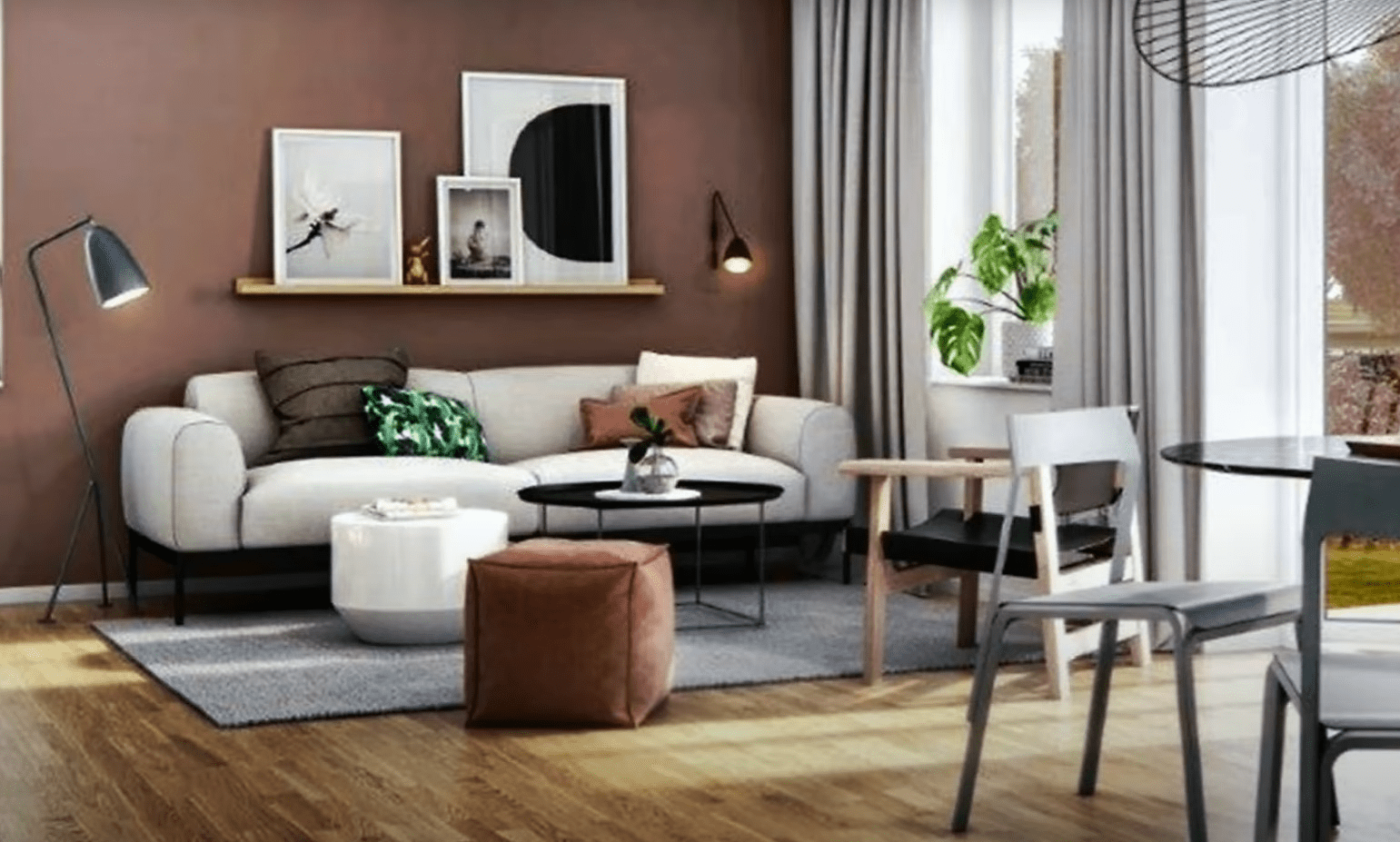 How to choose the color of furniture for living room? 2👍