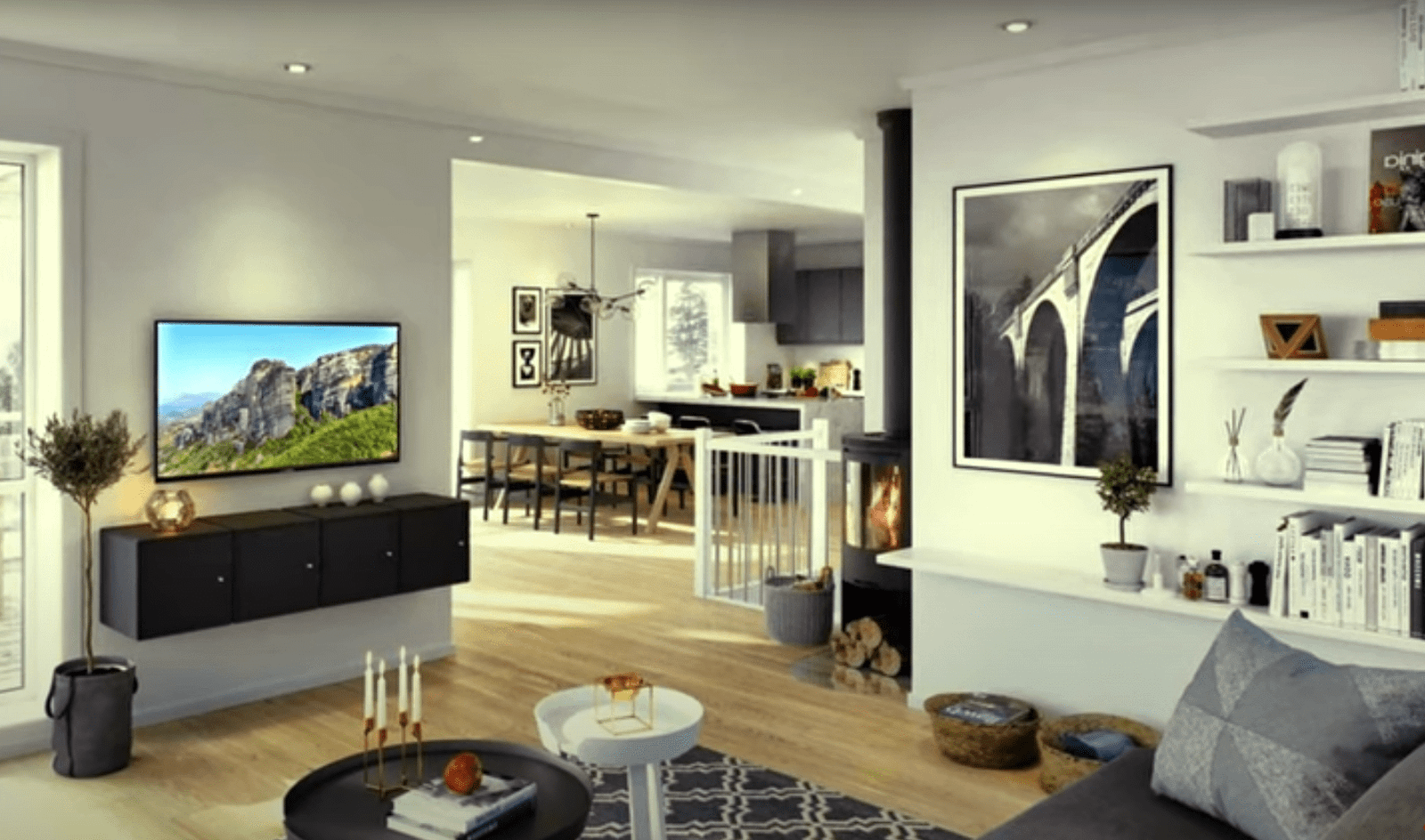 Creative design ideas for Nordic-style living rooms (part 2)