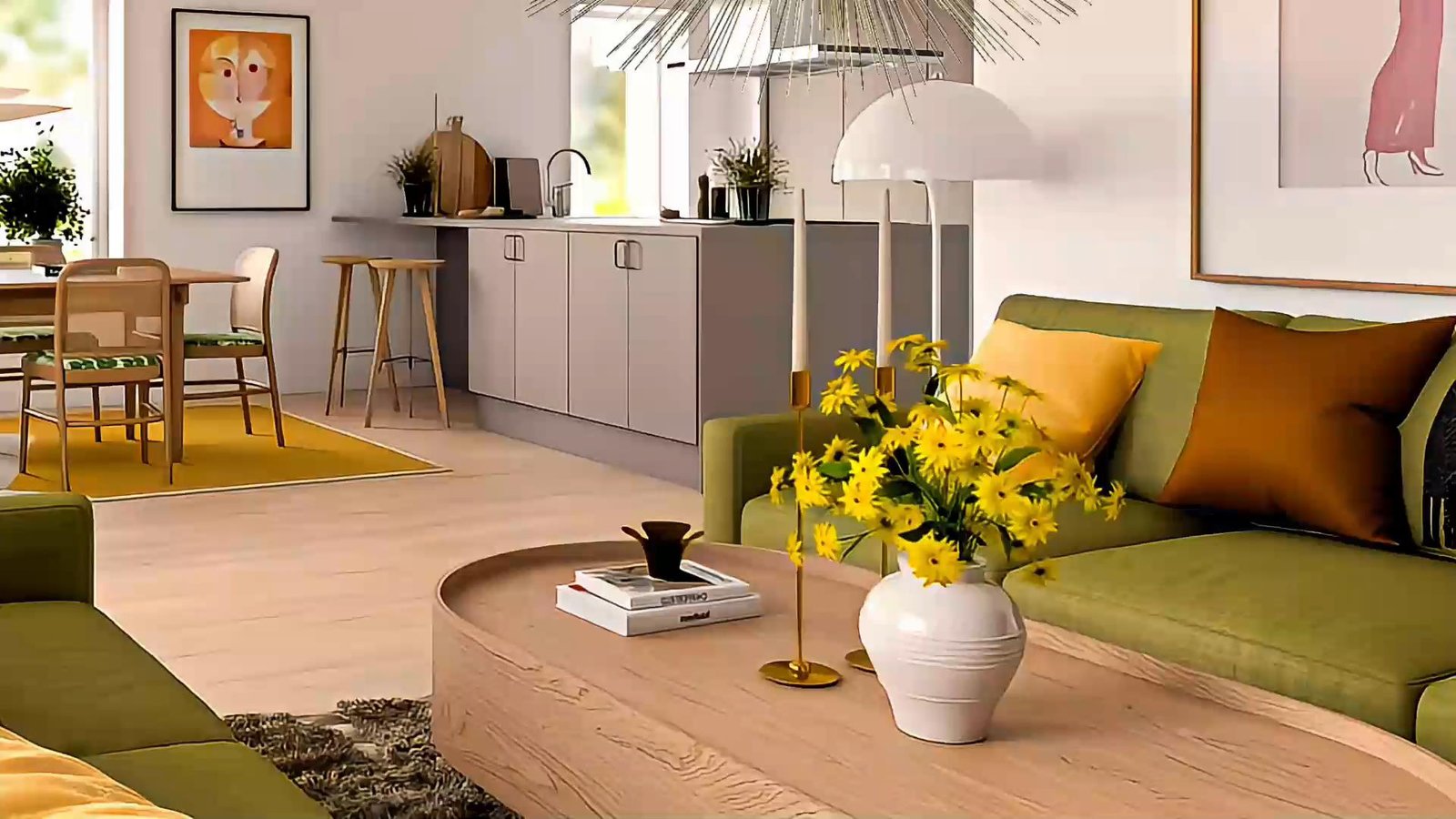 Small Dream Family Homes with 'Happy Interiors'