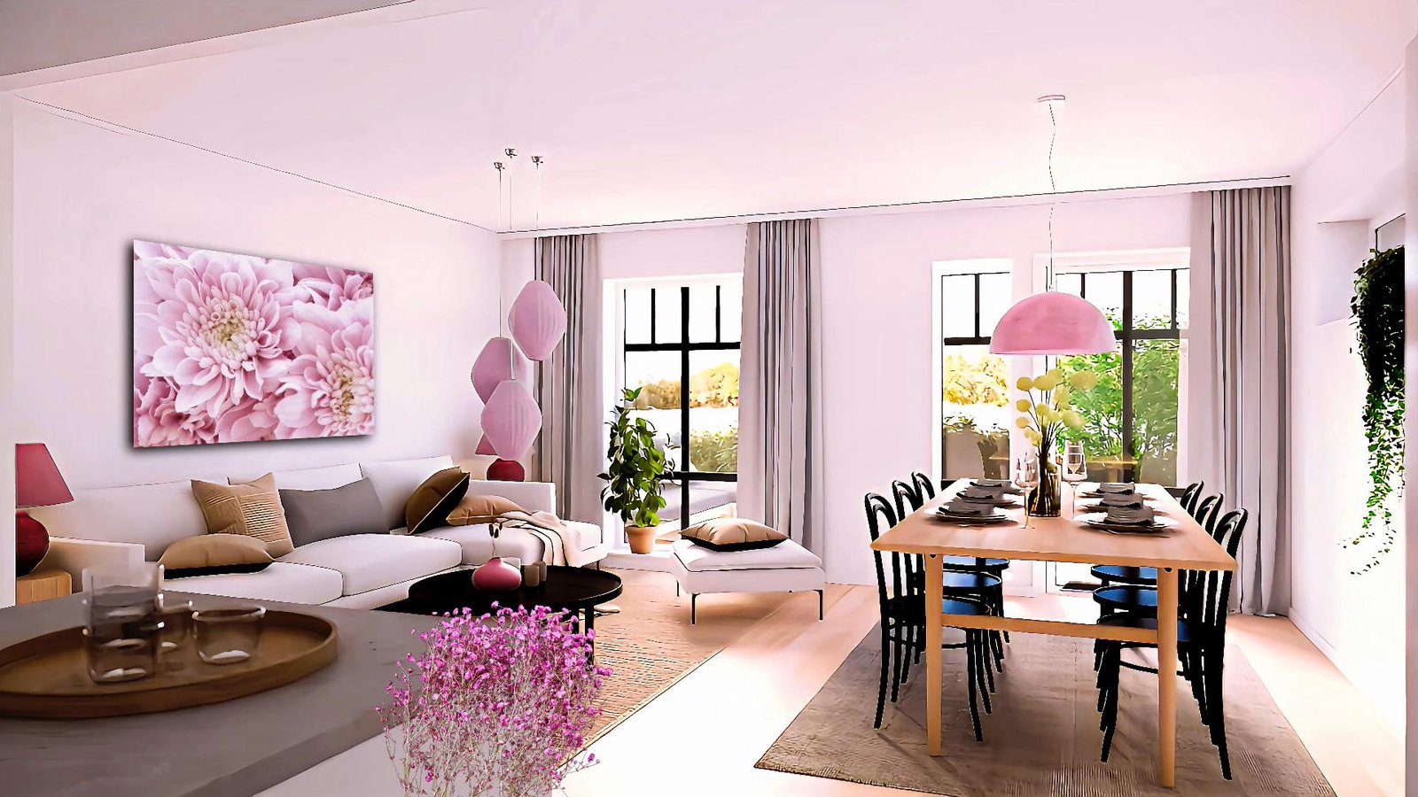 Small Dream Family Homes with 'Happy Interiors'